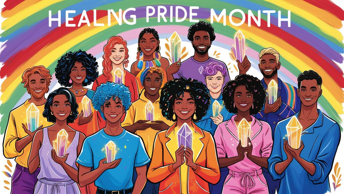 🌈 Part 1: Honoring Identity – Pride Month and the Healing Power of Crystals