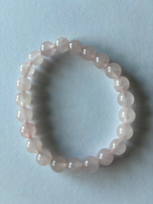 8 MM Rose Quartz Stretch Bracelet
