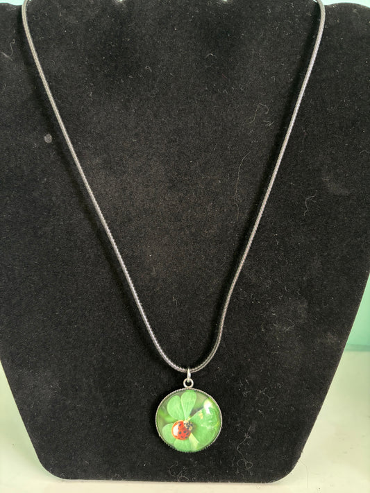Stainless Steel Ladybug Necklace