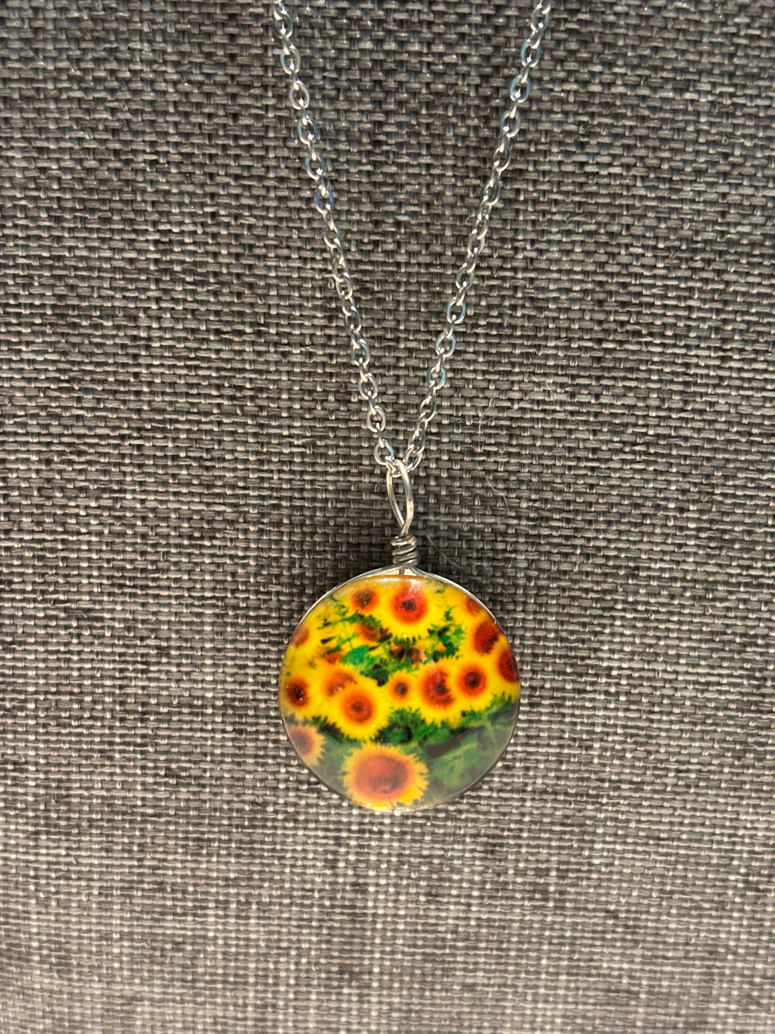 Sunflower Garden Necklace – Blooming with Light and Joy