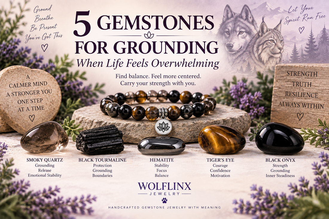 5 Gemstones for Grounding When Life Feels Overwhelming