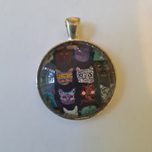 Multi Cats Cab Pendant