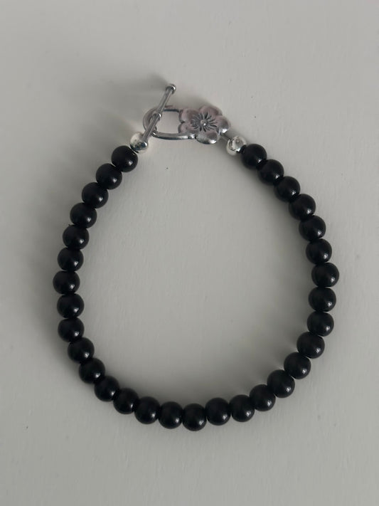 RISE: Black Onyx Grounding Bracelet