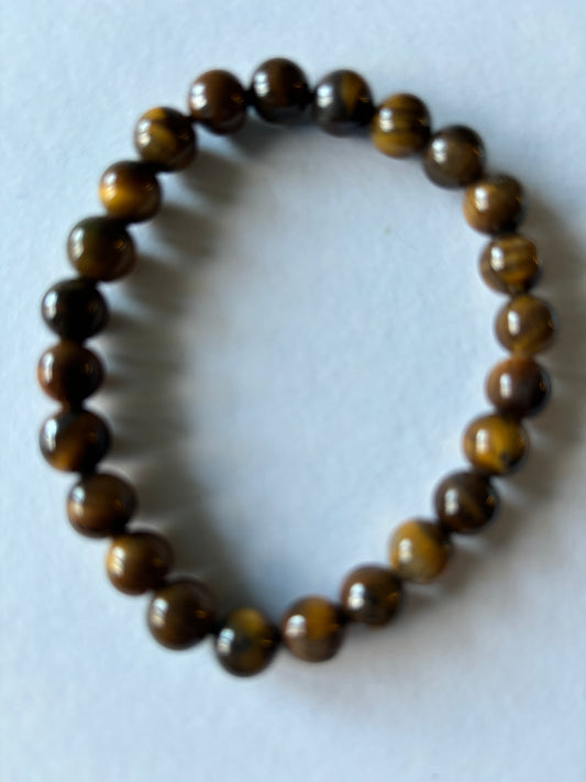 8 MM Tiger's Eye Stretch Bracelet