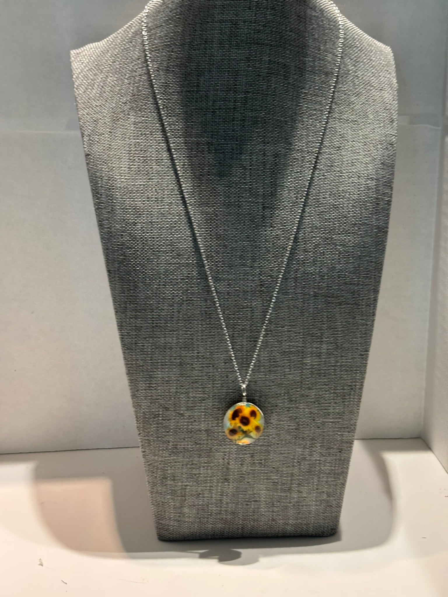 Sunflower Field Necklace – A Garden of Joy and Light