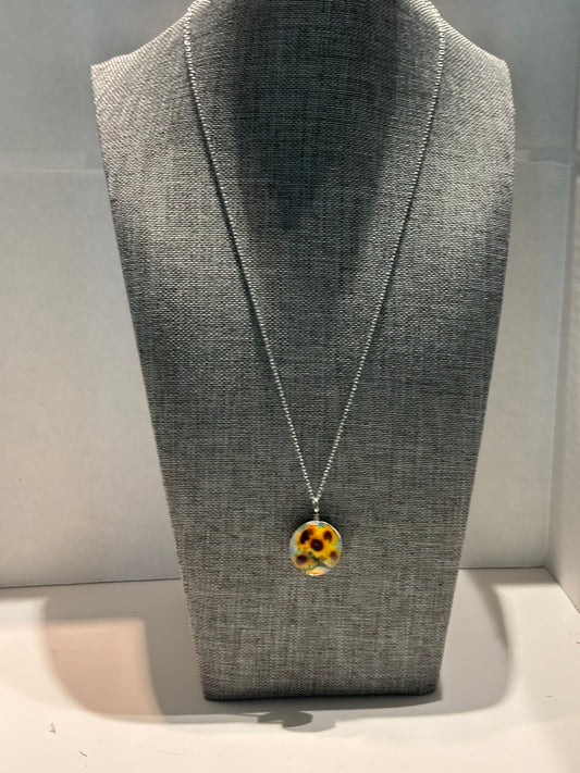 Sunflower Field Necklace – A Garden of Joy and Light