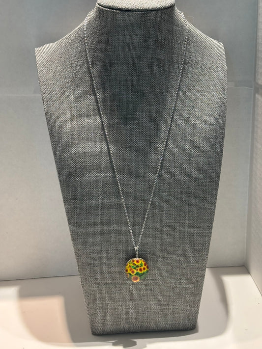 Sunflower Garden Necklace – Blooming with Light and Joy