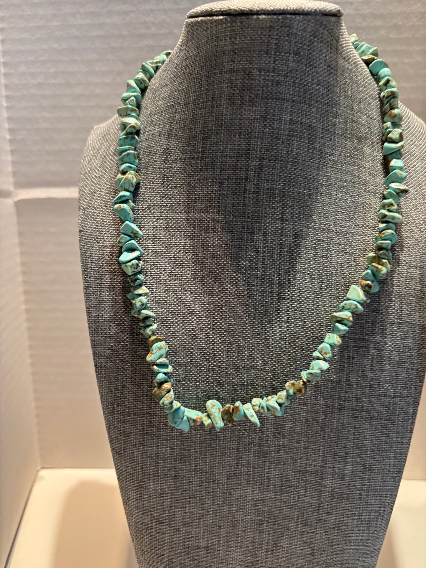 Natural Turquoise Chip Necklace – Wild Earth Energy